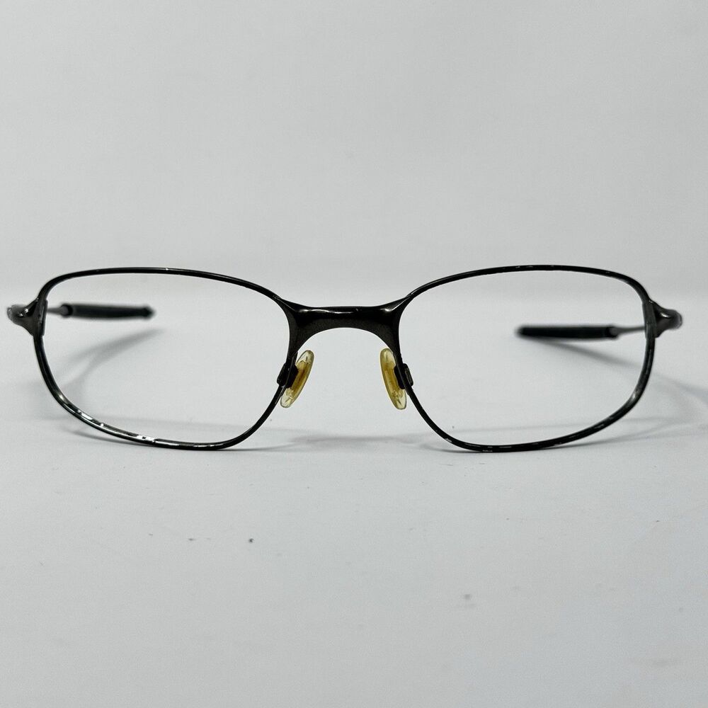 Oakley Big Square Wire Gunmetal Sunglass Frames 57-20-135 Vintage